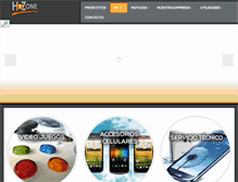 Tablet Screenshot of h2zone.cl